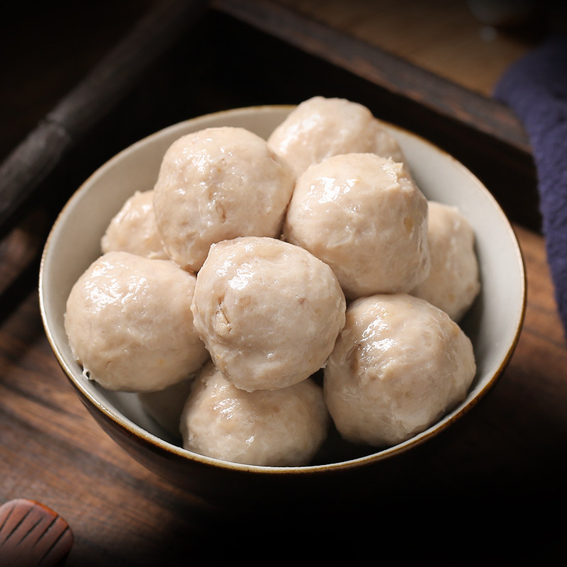 潮庭猪肉肉丸潮汕正宗手打250g火锅丸子新鲜肉丸