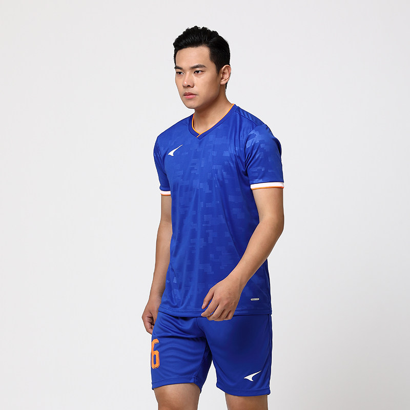 ucan锐克足球套装男女专业比赛短袖运动训练透气足球服