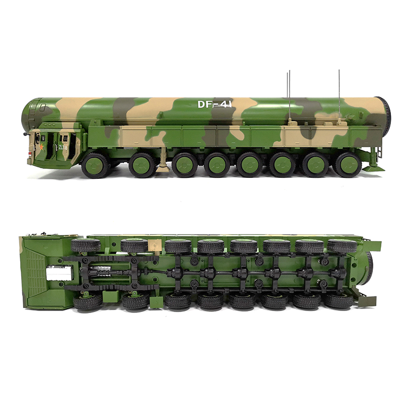 东风41导弹车军事模型仿真洲际导弹发射车成品合金军模金属摆件