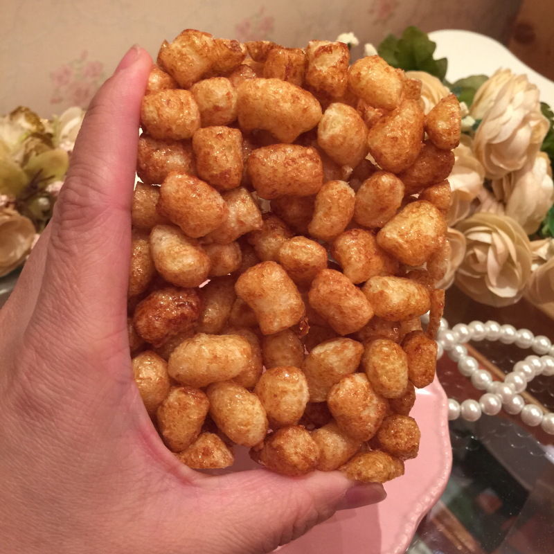 红糖爆米花糖块糕点东北休闲零食焦糖传统糕点