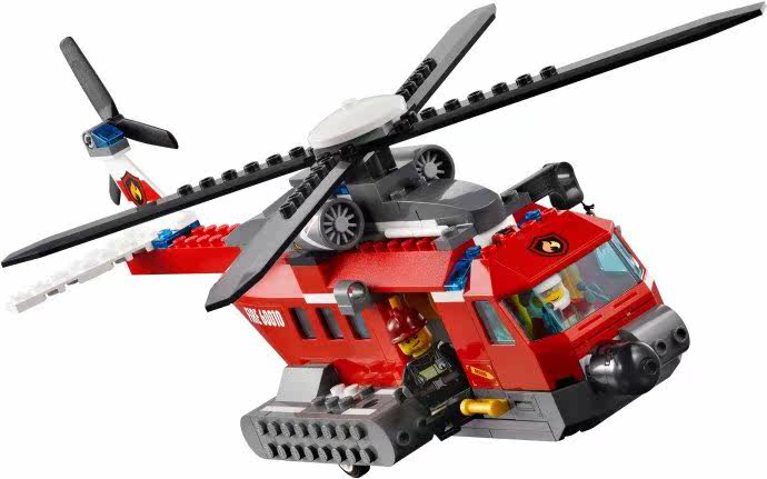美国直邮绝版全新lego60010城市系列消防直升机2013建构