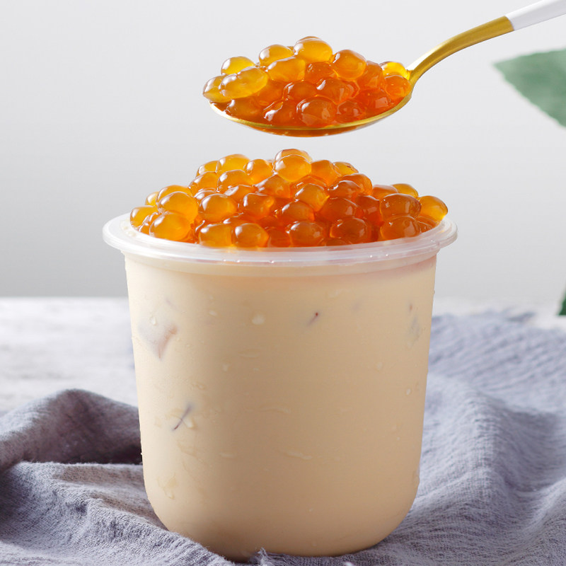 珍珠粉圆安立黄金1kg木薯薯粉琥珀奶茶茶店珍珠奶茶粉