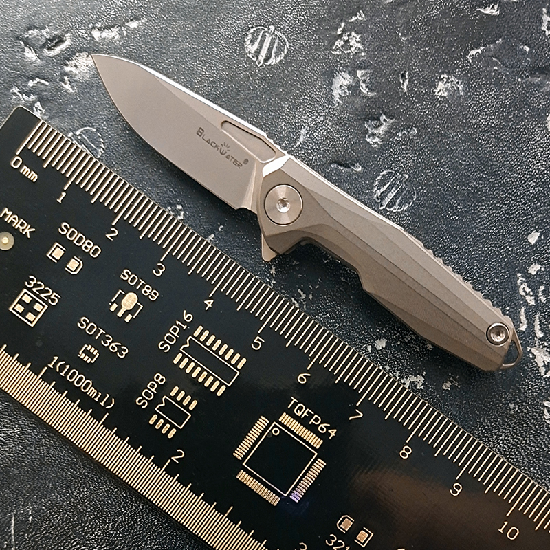 M390粉末钢高硬度锋利随身便携迷你钥匙折叠刀EDC小刀户外钛合金