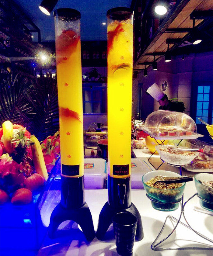 酒炮3l发光啤酒网红果汁酒桶酒塔耐摔三角酒架