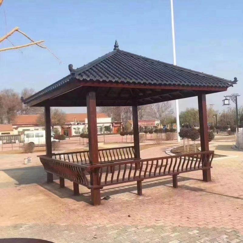 新中式装饰树脂古建塑料雨搭门头瓦片屋顶屋檐屋顶装饰瓦