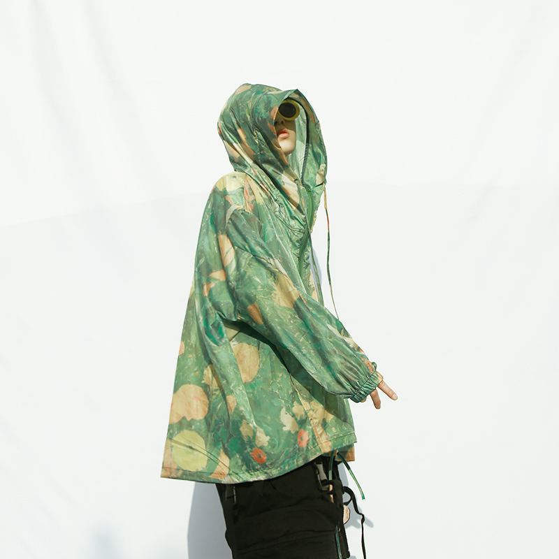 SIN87夏季国潮冰丝防晒衣男超薄透气情侣外套宽松潮牌户外防晒服