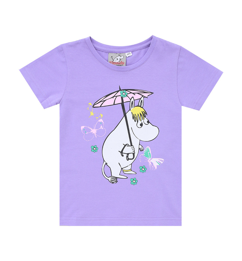 半袖印花歌妮短袖儿童第二女儿童装姆明moomint恤