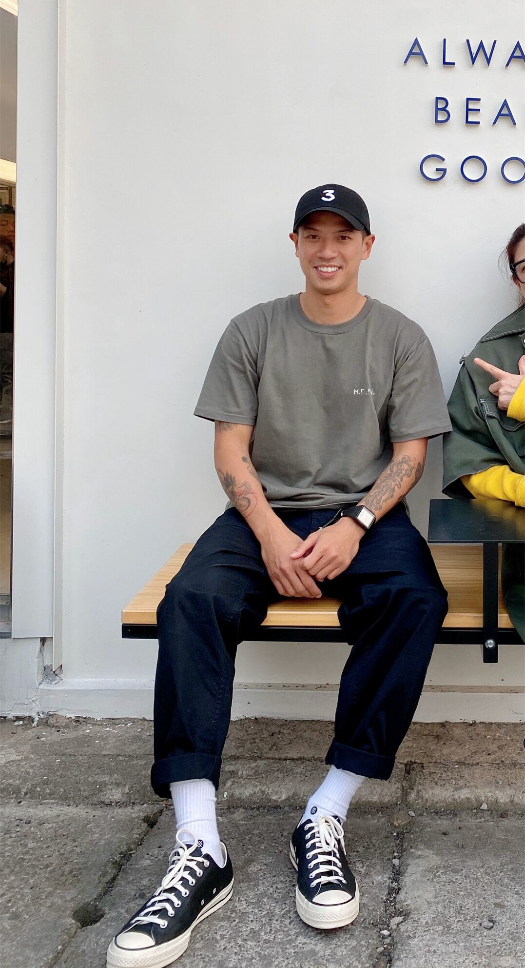 王信凯余文潮牌半袖夏季乐同余文乐日系短袖inst恤