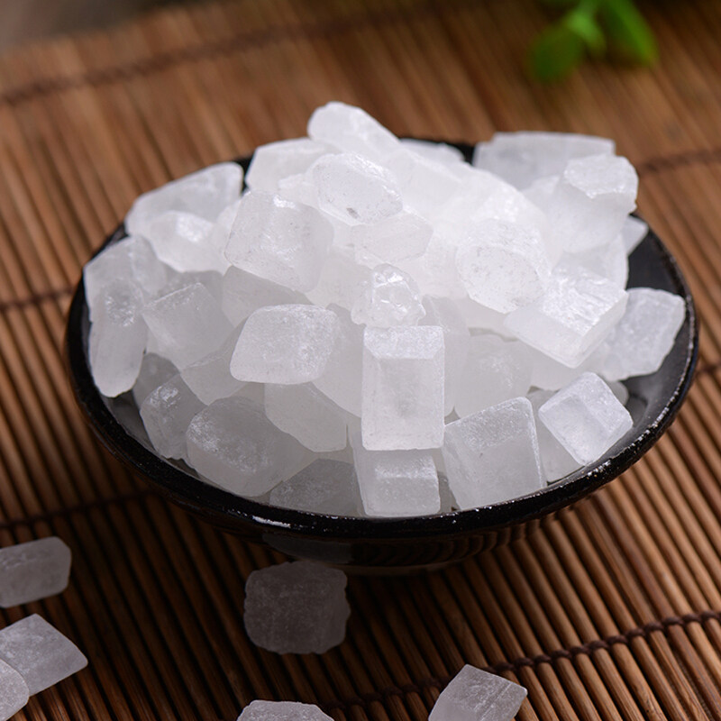 单晶老白冰糖糖块非特特级正宗散装小粒罐装白糖