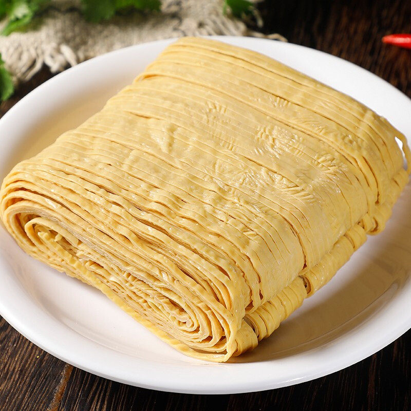 云丝豆腐皮油豆皮丝云南豆制品干货腐竹豆油豆丝特色干货及养生干料