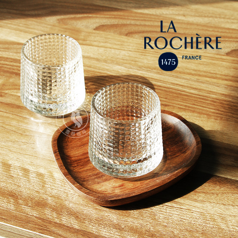 法国larochere旋转玻璃杯blossom冰美美式冷饮咖啡杯咖啡杯