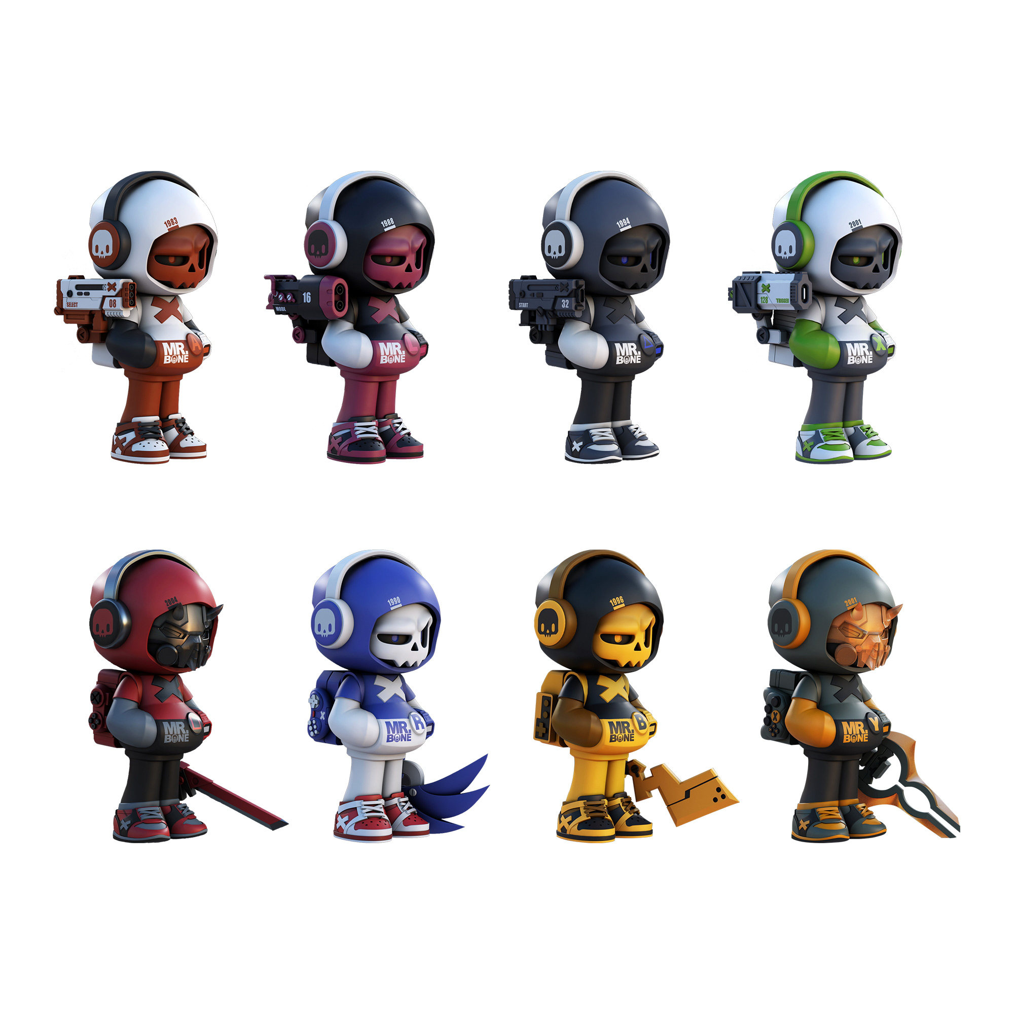 恐龙模言工社mrbone骨头先生第三手办盲盒潮玩潮玩盲盒