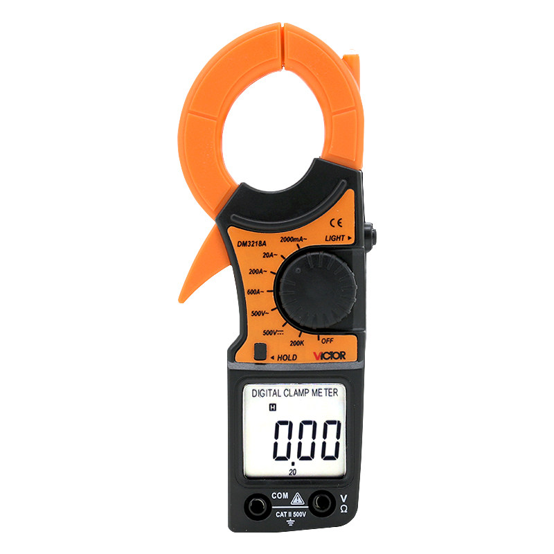 钳形数字胜利dm3218a万用表高精度vc3218a钳形表