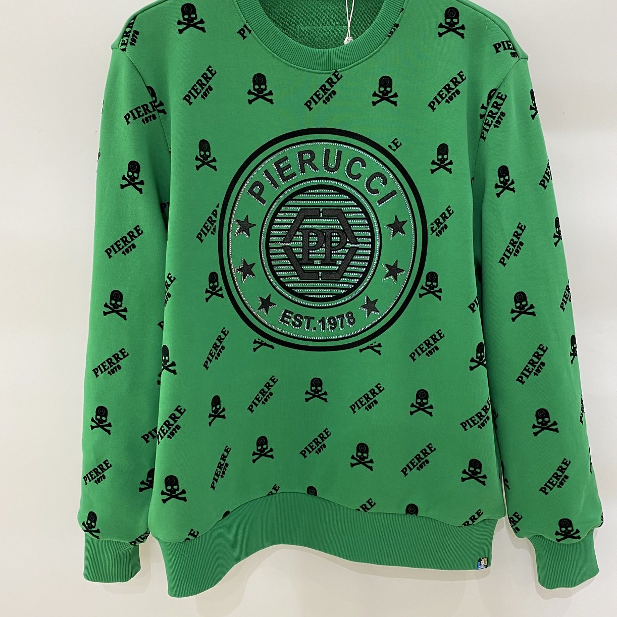 pierrepierucci现货秋冬新款潮牌美式轻奢男士休闲t恤