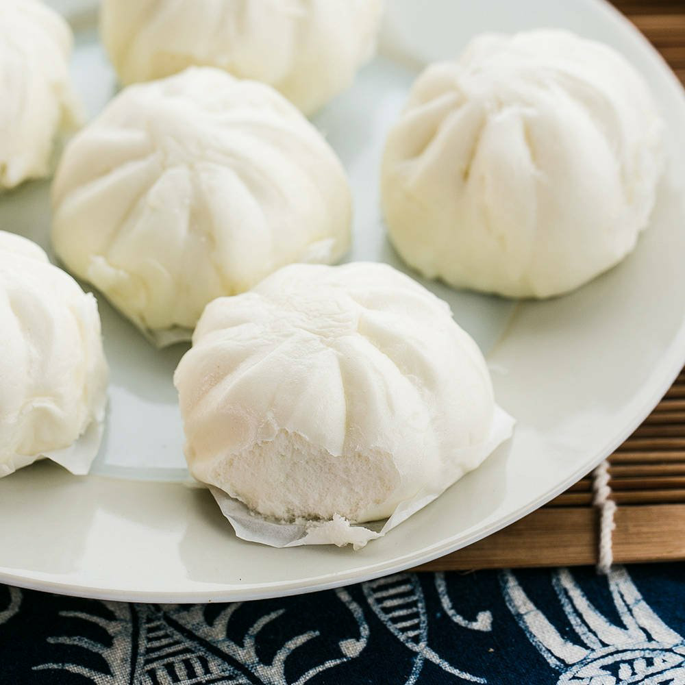 广州酒家利口福 叉烧小笼包12个300g 港式点心包子速冻包 顺丰邮