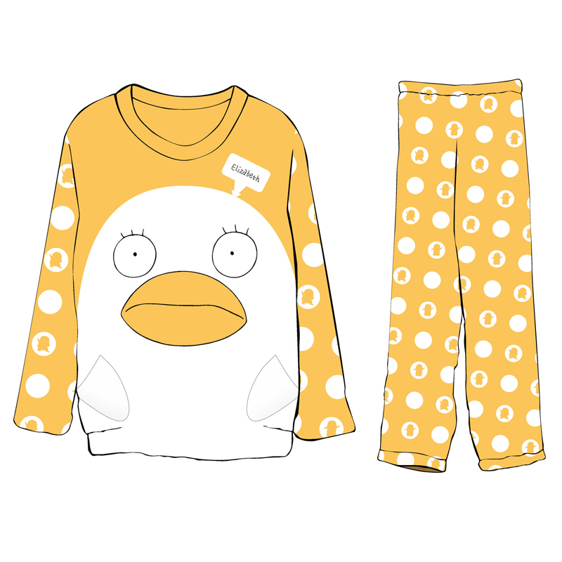 漫踪银魂正版伊丽莎白居家套装卡通动漫睡衣加厚动漫t恤