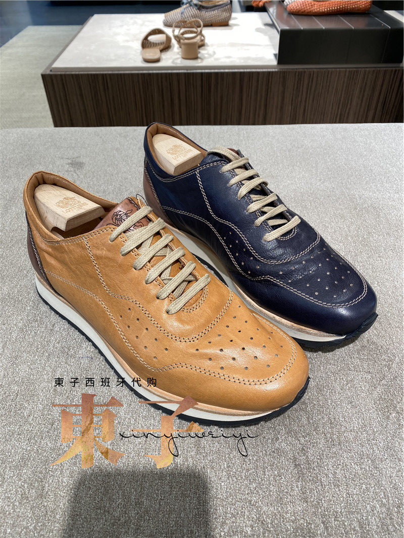 西班牙代购lottusse乐途仕21年春夏男鞋牛皮时尚时尚休闲时尚休闲鞋