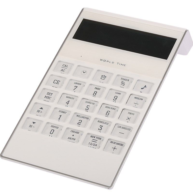 创意意高颜值计算器学生语音大按键超薄透明电子计算机计算器