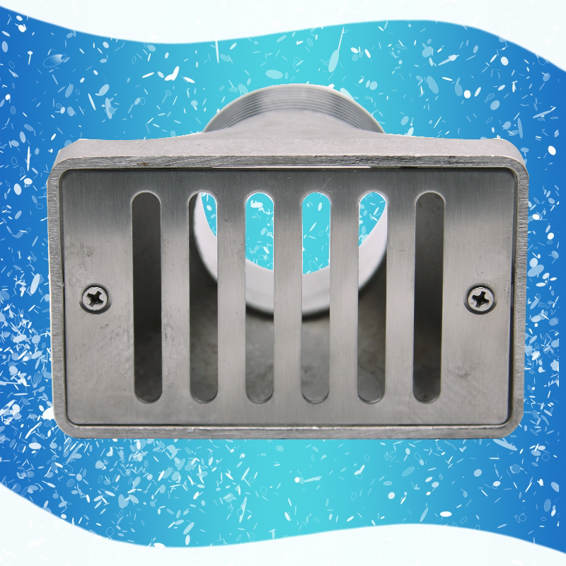 溢水口泳池设备配件给水方形sp1019排水地漏不锈钢泳池设备