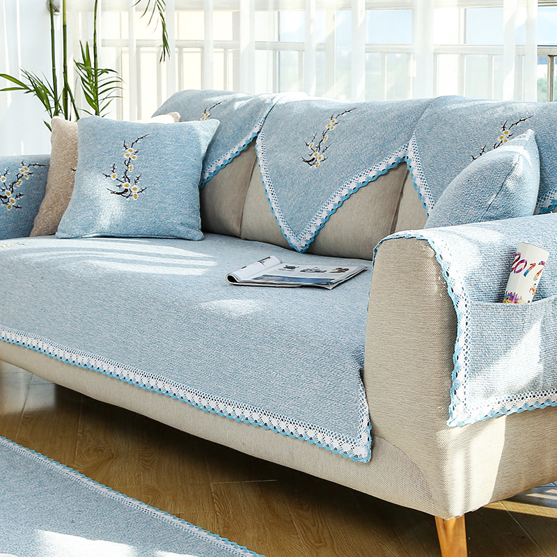 沙发垫四季通用防滑布艺棉麻沙发套罩全包万能套现代沙发巾全盖