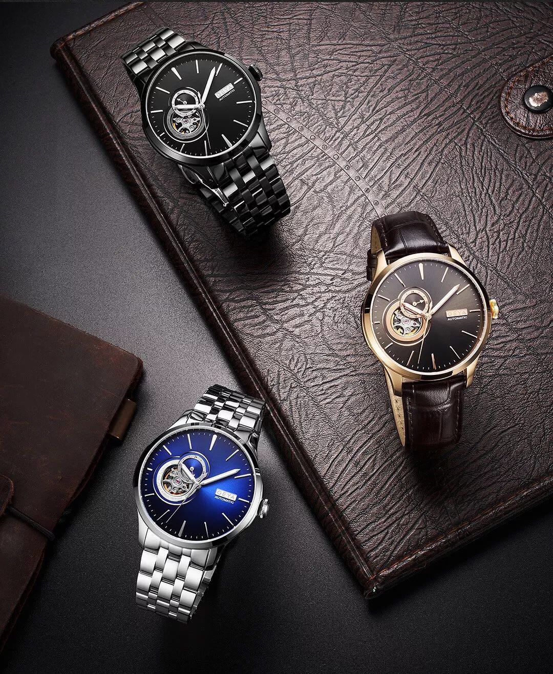 新款格雅手表机械表男款防水时尚潮流国产腕表男士国产腕表