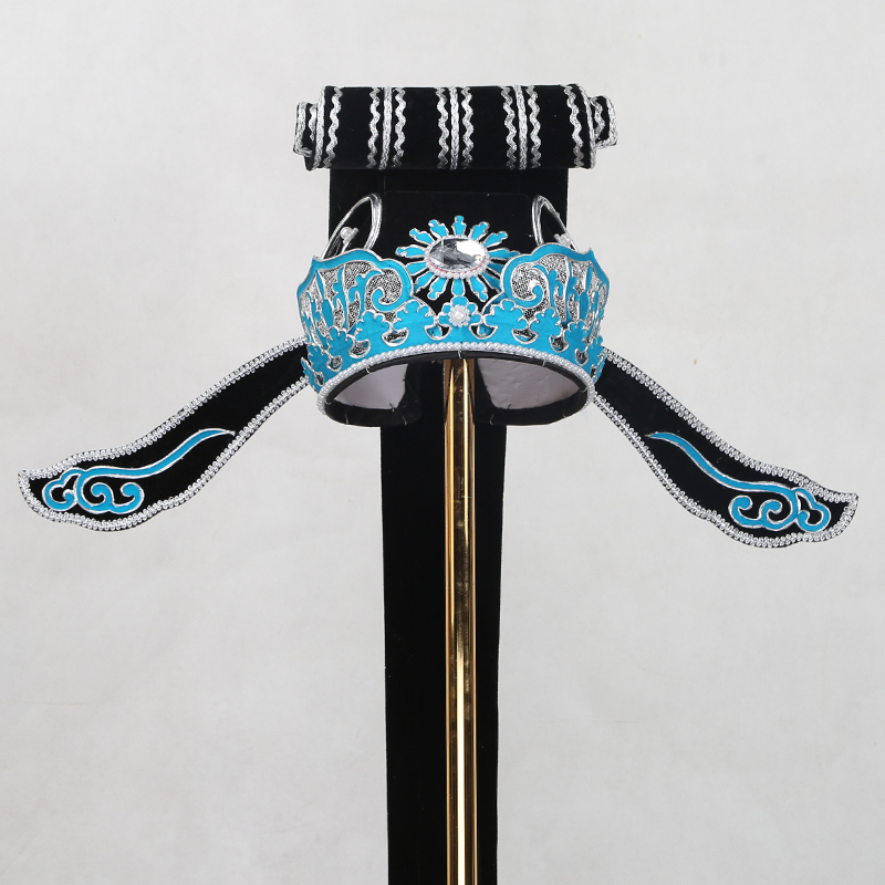 小生定制越剧帽子万卷书学士戏曲软盔解元戏剧古典舞配饰