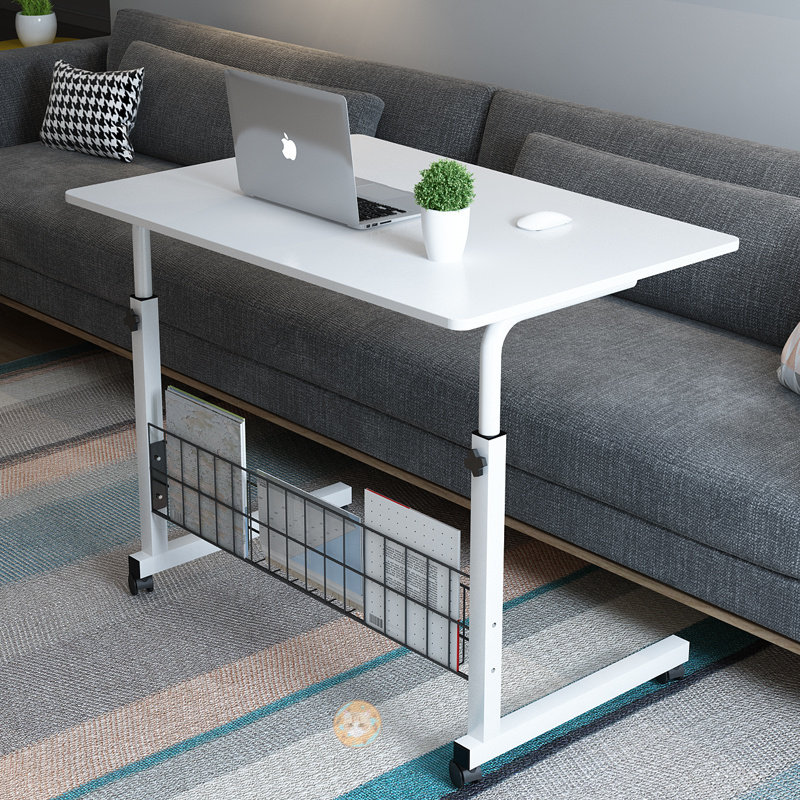 折叠书桌桌子可伸缩移动升降多功多功能能带活动电脑桌