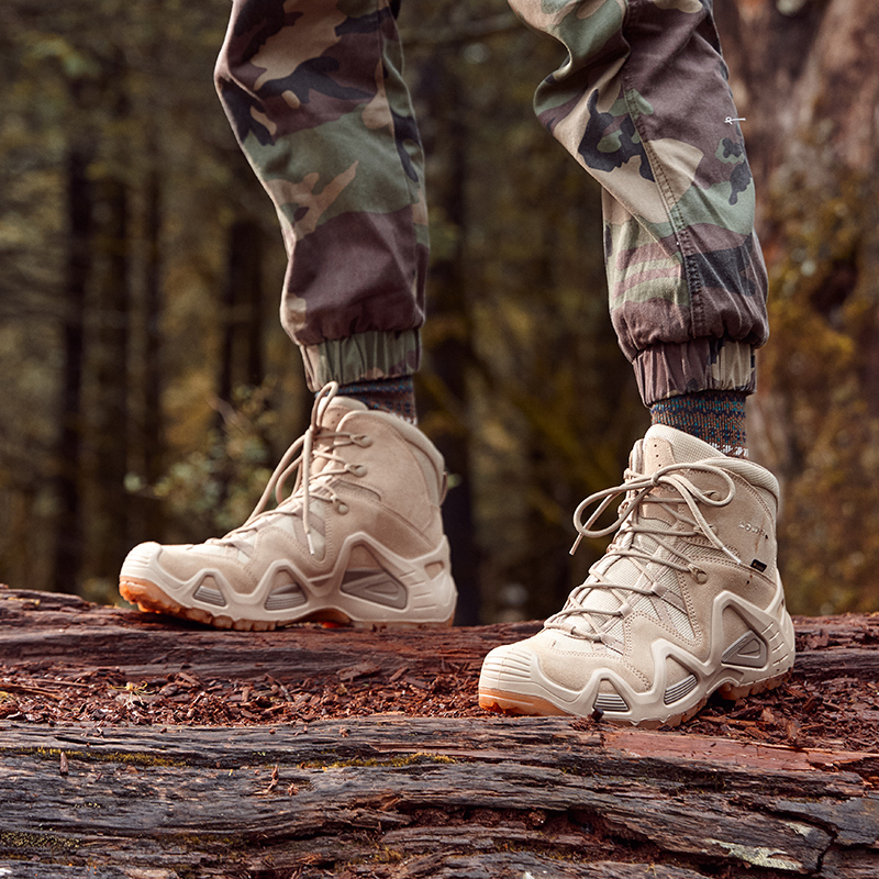 【爆款到货】LOWAZEPHYR战术沙色靴男女作战靴登山徒步鞋L310537