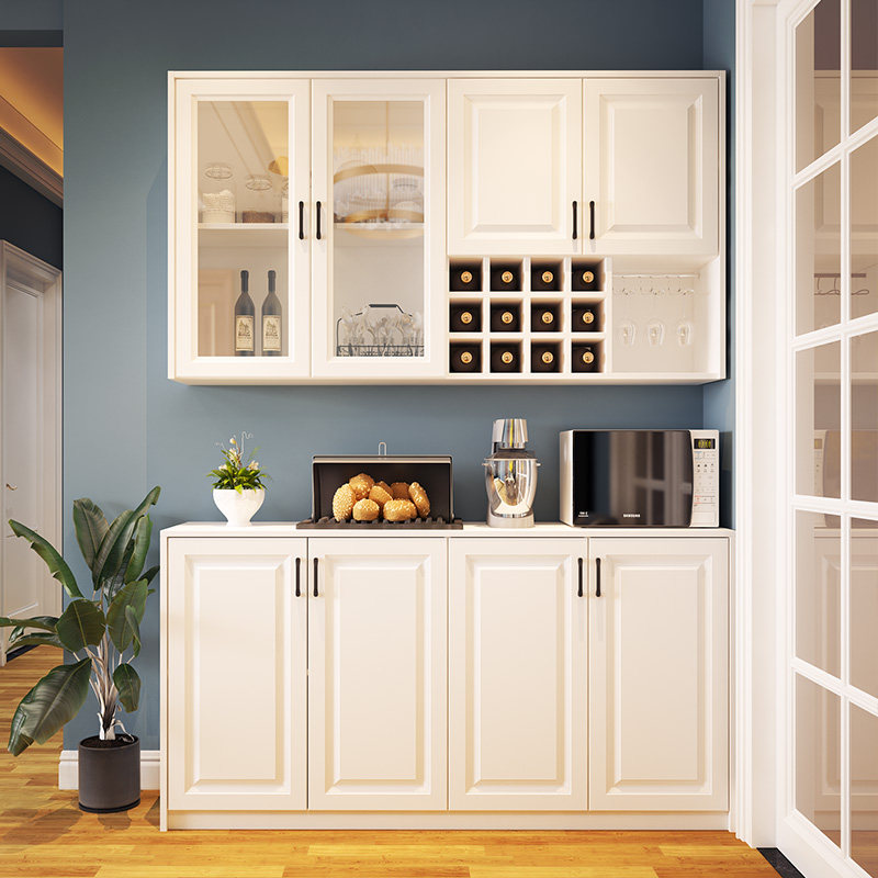 现代简约餐边柜餐厅储物柜欧式酒柜碗柜多功能组合橱柜餐边柜