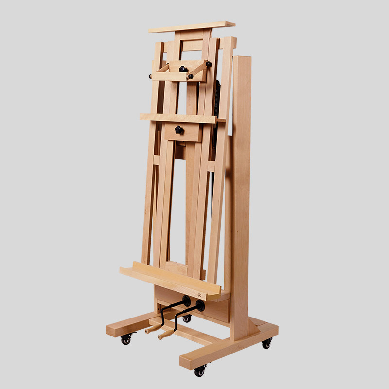 双丰画架油画架木制油画架实木大画架手摇画架画架成人画家美术生专用