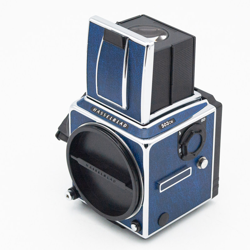 哈苏503cw胶片单反相机彩色限量版之cobaltblue钴蓝大中幅相机