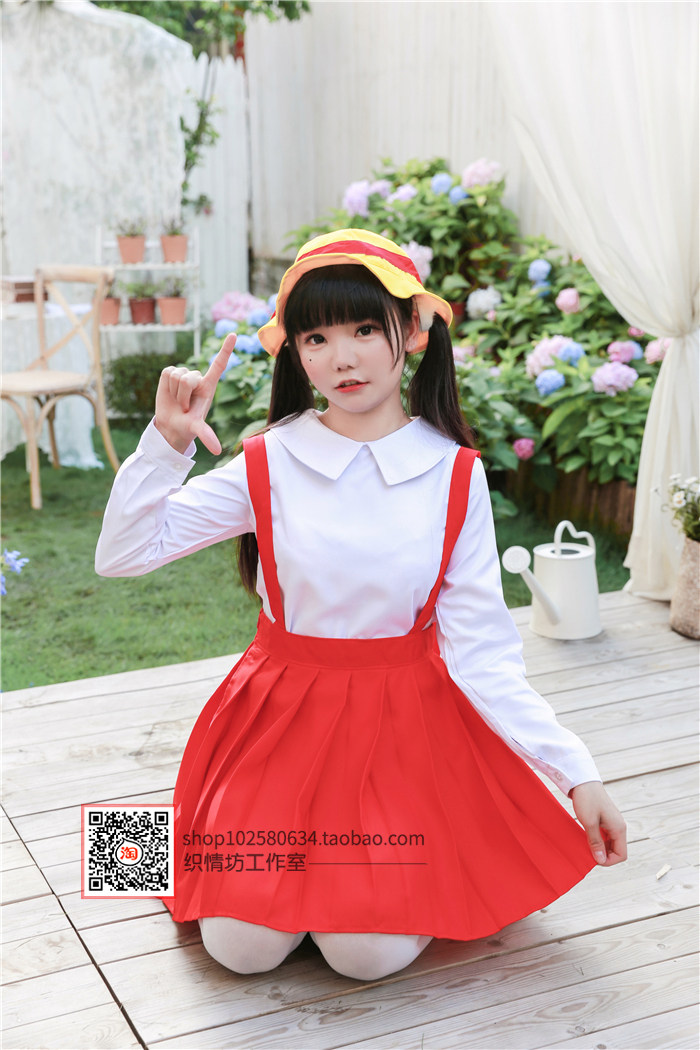 日本经典动漫樱桃小丸子小玉cosplay服装jk学生装校服cosplay女装