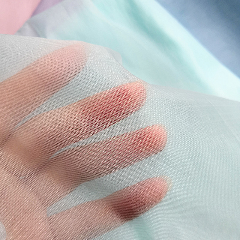 天丝绢罗纱 超柔情人棉结实 汉服大袖衫上襦裙面料 轻薄面纱布料