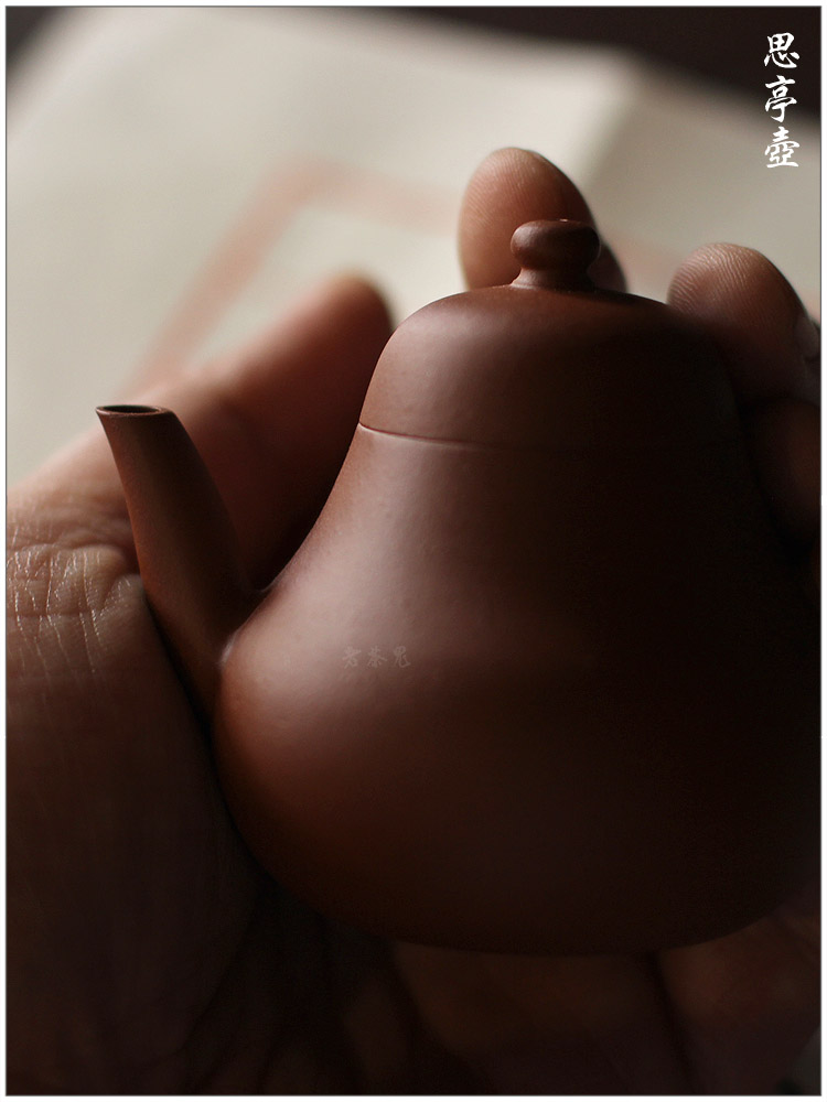 陈志坚思亭潮州手拉壶工夫工夫茶茶壶小品大红红袍茶壶