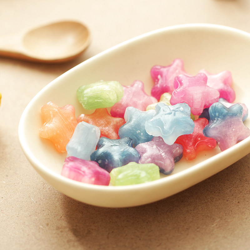 日本进口创意零食糖果扇雀五种种类星星水果糖果