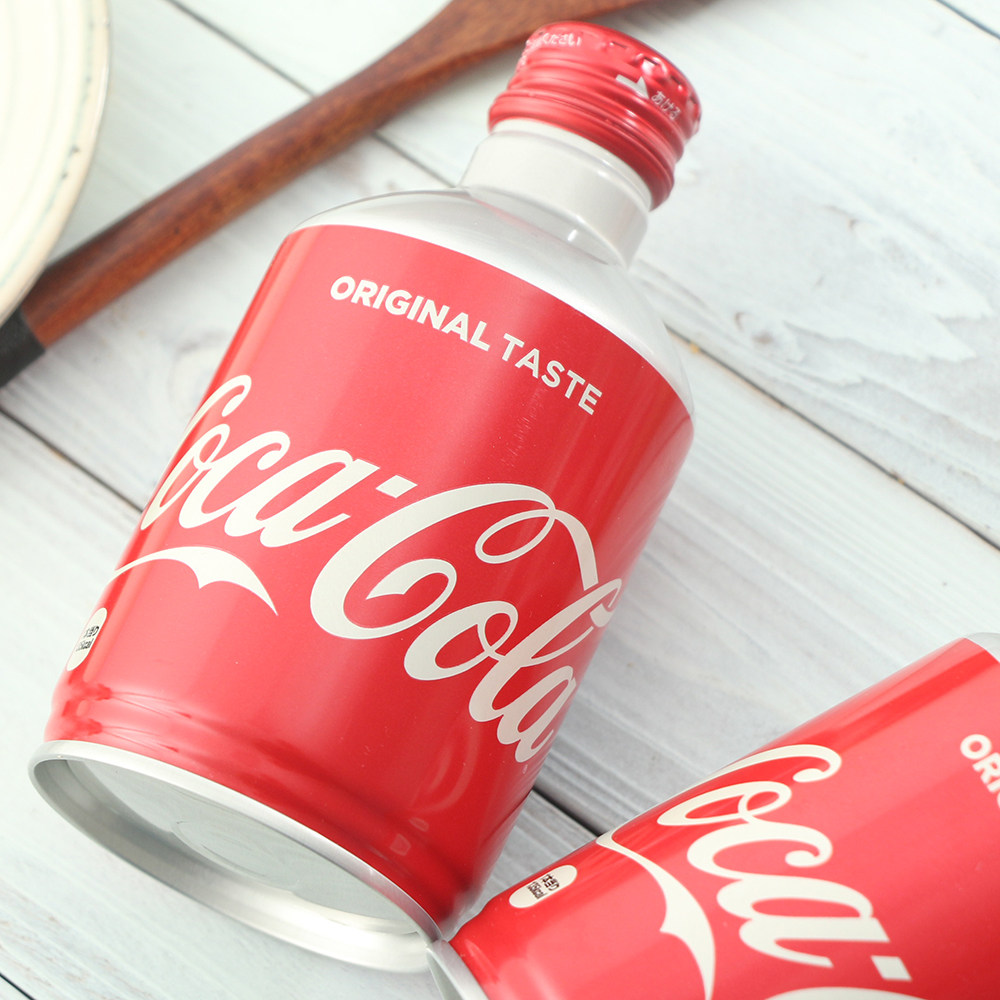 饮料日本原装进口cocacola可口可乐子弹头碳酸铝罐迷你300ml碳酸饮料