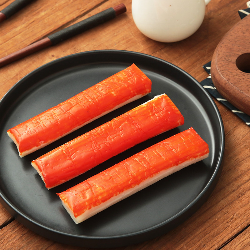 蟹肉日本进口零食丸玉肉卷蟹柳北海道长脚螃蟹蟹系列