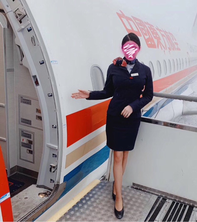 真品全新东航空姐乘务员秋季制服套装西装短裙工作服