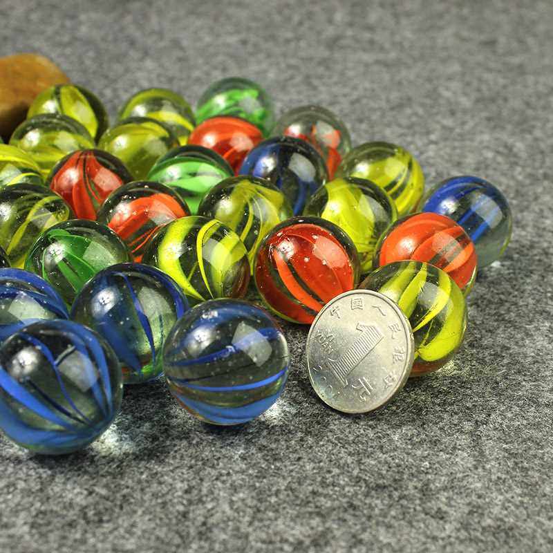 14mm玻璃球弹珠机弹珠专用玻璃珠25mm儿童游戏机弹珠球溜溜球包邮