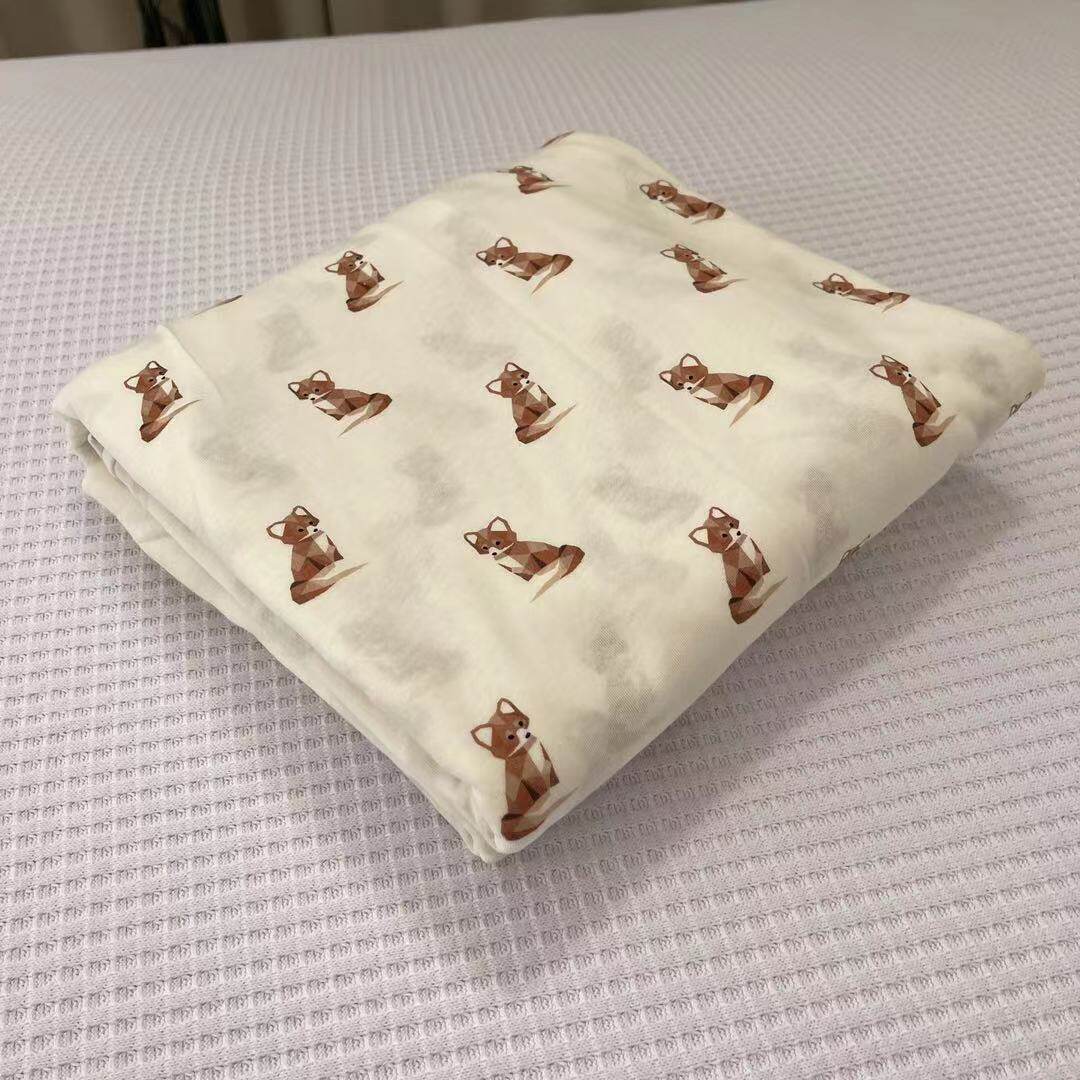 微瑕款纯棉针织单人被套尺寸卡通条纹花朵格子被套