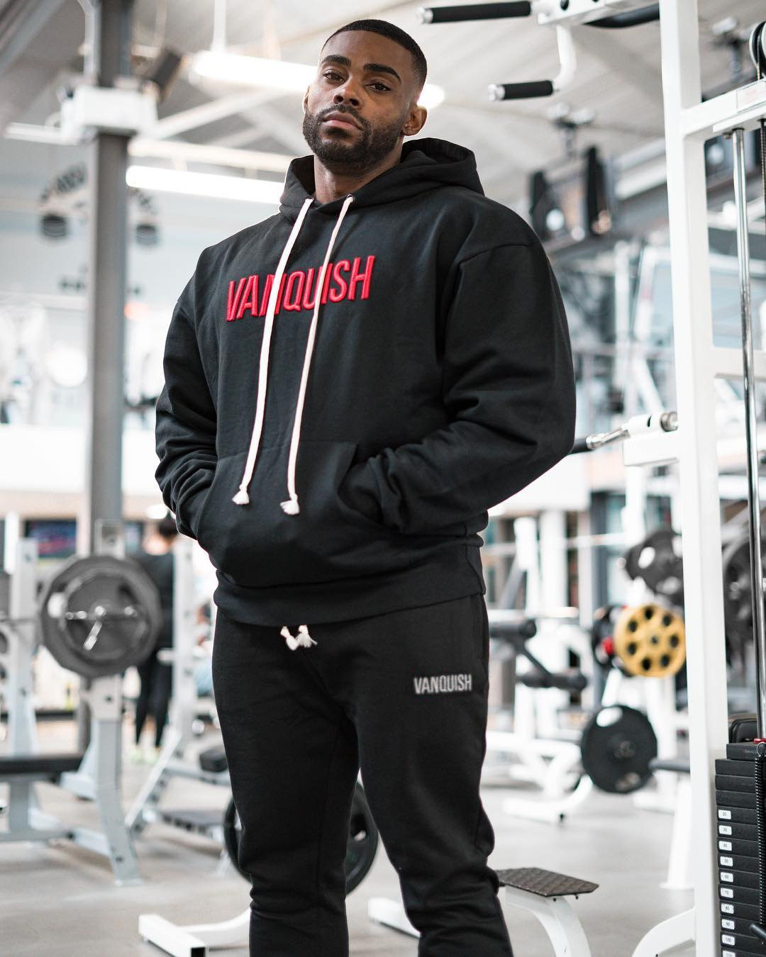 休闲长裤男vanquish fitness vq男士warm up v2健身训练运动长裤