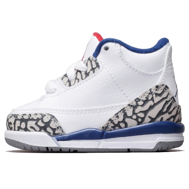 北卡大学airjordantrueblueaj3真蓝童鞋832033-106篮球鞋