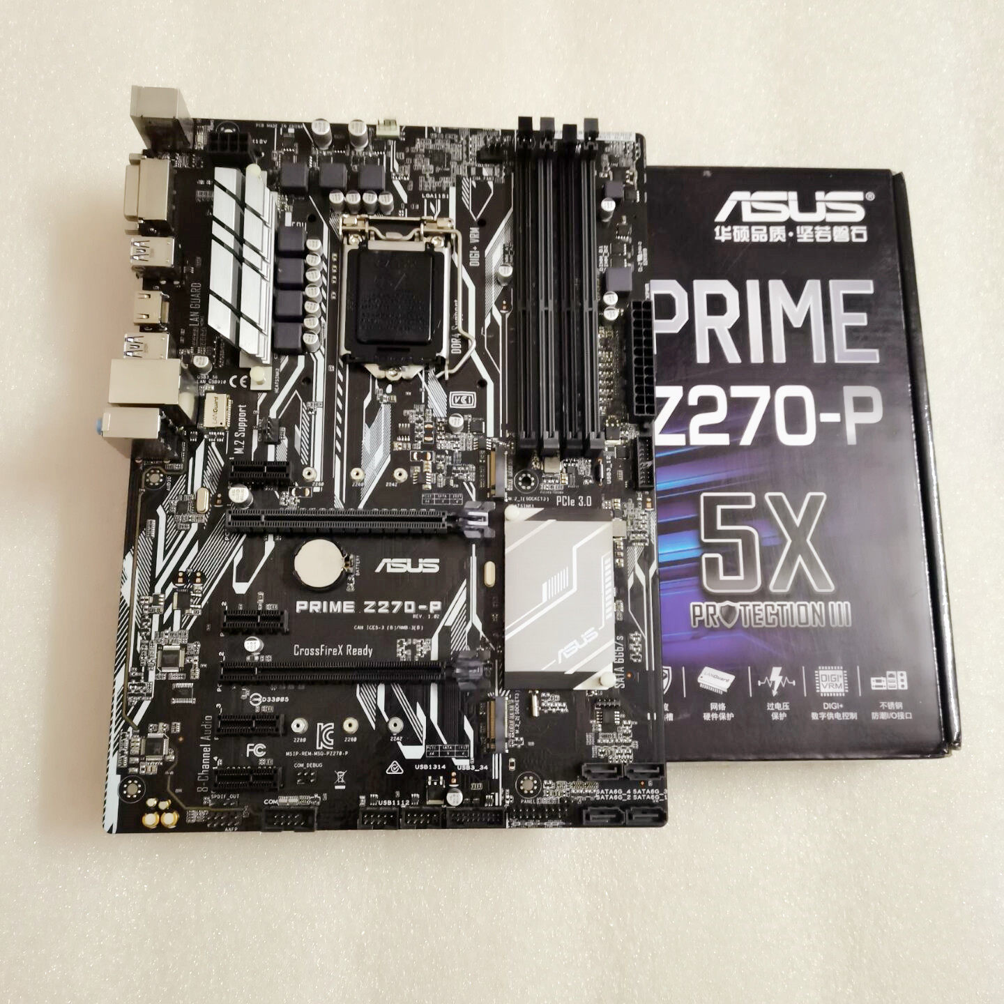 库存全新asus华硕primez270-p台式机电脑主板支持主板