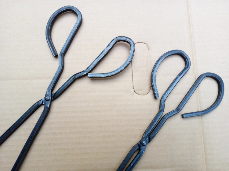 烧烤钳子配件烧鸭炉用钳夹碳火夹子厨房专用烧烤夹