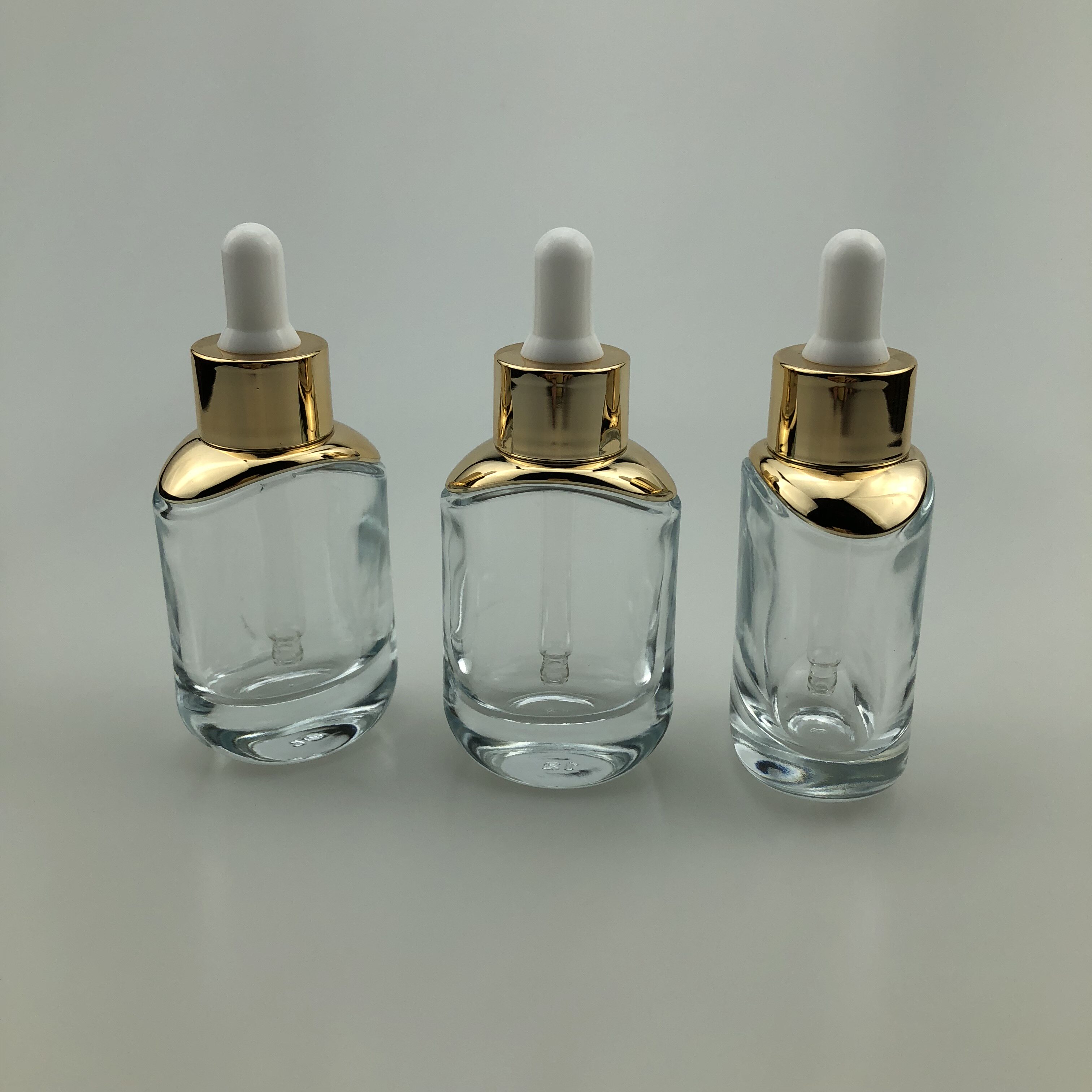 玻璃瓶化妆品滴管试用原液瓶包现货护肤品包装储蓄罐