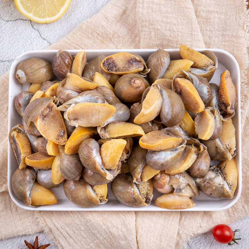 老婆脚假鲍鱼海鲜海蜗牛鲍螺鲜活速冻黄金珍珠海螺