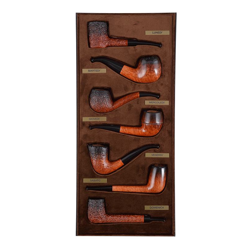 意大利卡斯特罗castelloaristocratica七日礼盒套装石楠木楠木烟斗