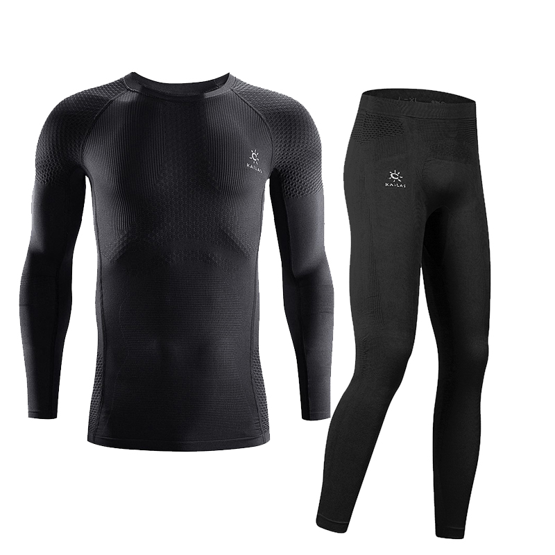 凯乐石男女款银离子抗菌跑步排汗透气长袖压缩衣T恤410082