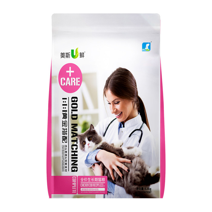 美斯猫粮冻干鸡肉蔓越生长期全猫种官方正品不吃猫全价膨化粮