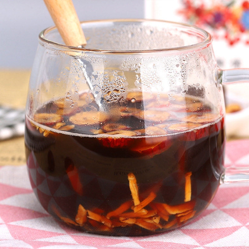 姜丝红枣薛集五片姜糖姜茶小黄姜糖块红糖姜茶代用